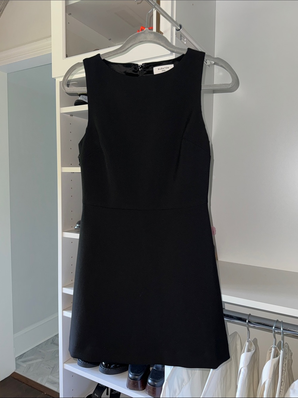 Aritzia Babaton Black Sleeveless Mini Dress